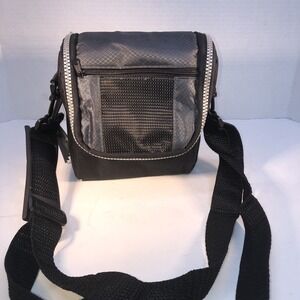 Small Camera Camcorder Bag Shoulder Strap Multi Compartment Pocket Design